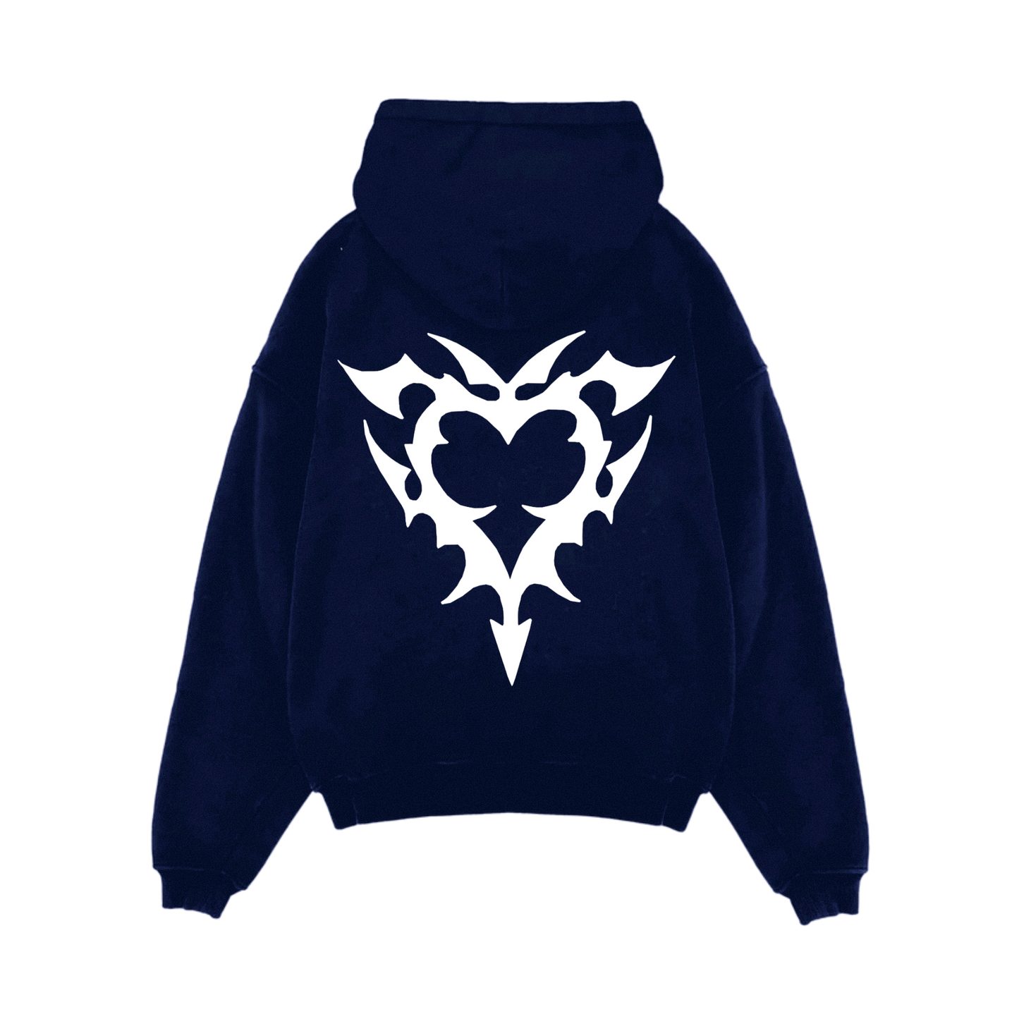 NAVY PUFF HOODIE