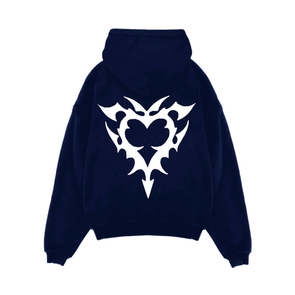 NAVY PUFF HOODIE