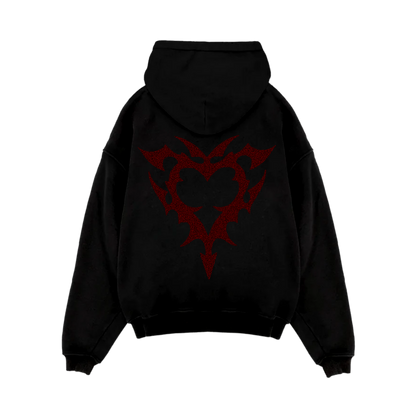 VARIA RHINESTONE HOODIE (RED)