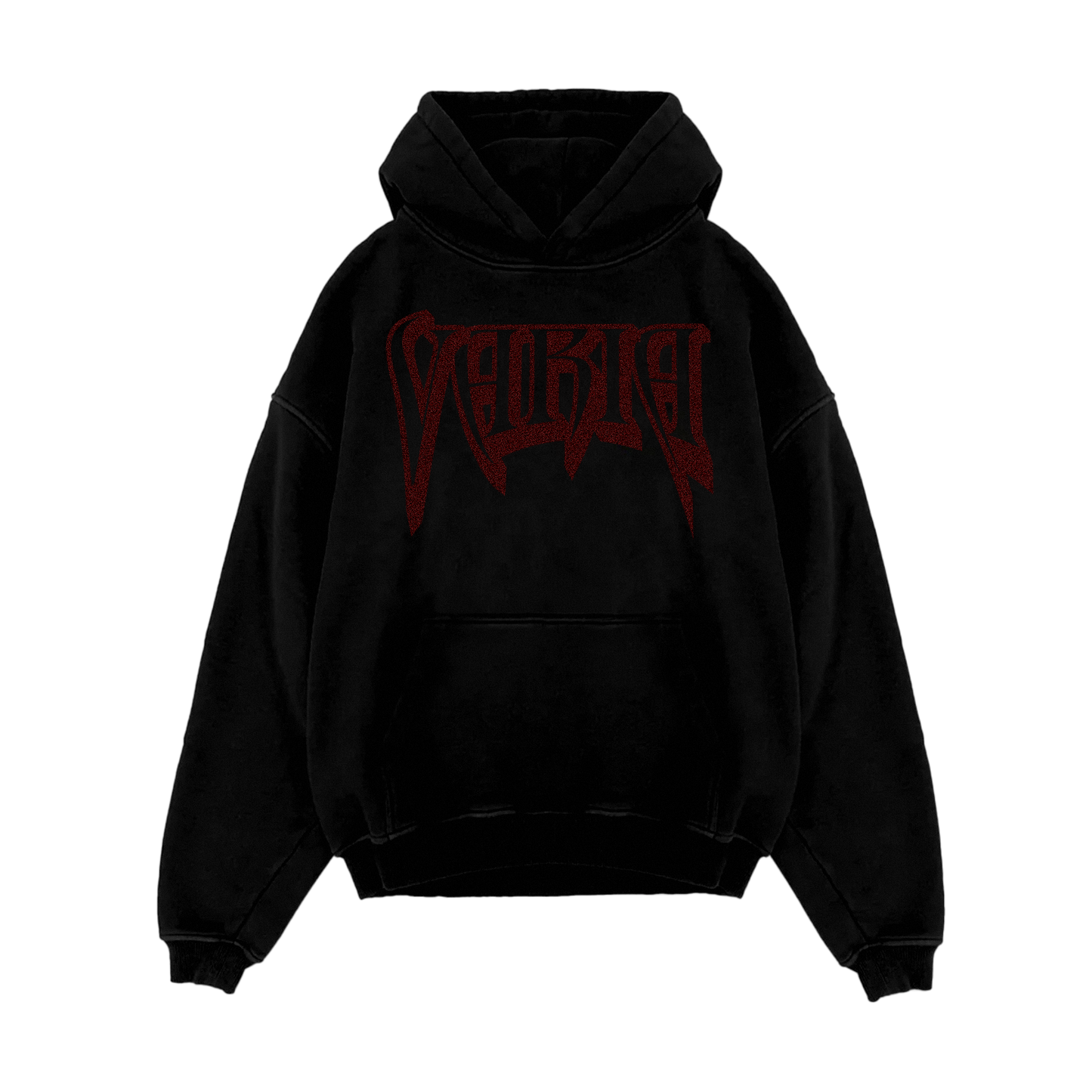 VARIA RHINESTONE HOODIE (RED)