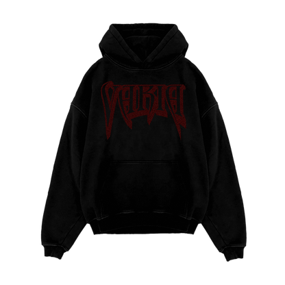 VARIA RHINESTONE HOODIE (RED)