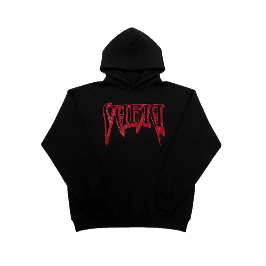 VARIA RHINESTONE HOODIE (RED)