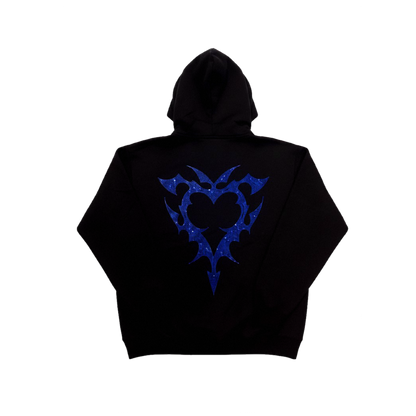 VARIA RHINESTONE HOODIE (BLUE)