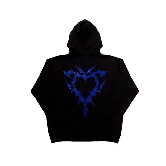 VARIA RHINESTONE HOODIE (BLUE)