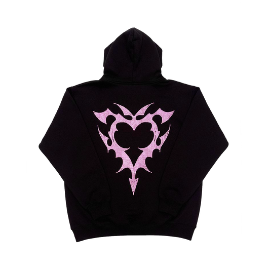 VARIA RHINESTONE HOODIE (PINK)