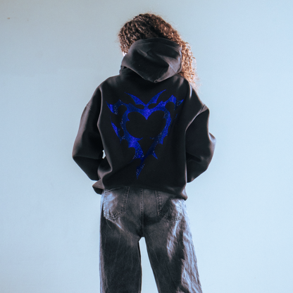 VARIA RHINESTONE HOODIE (BLUE)