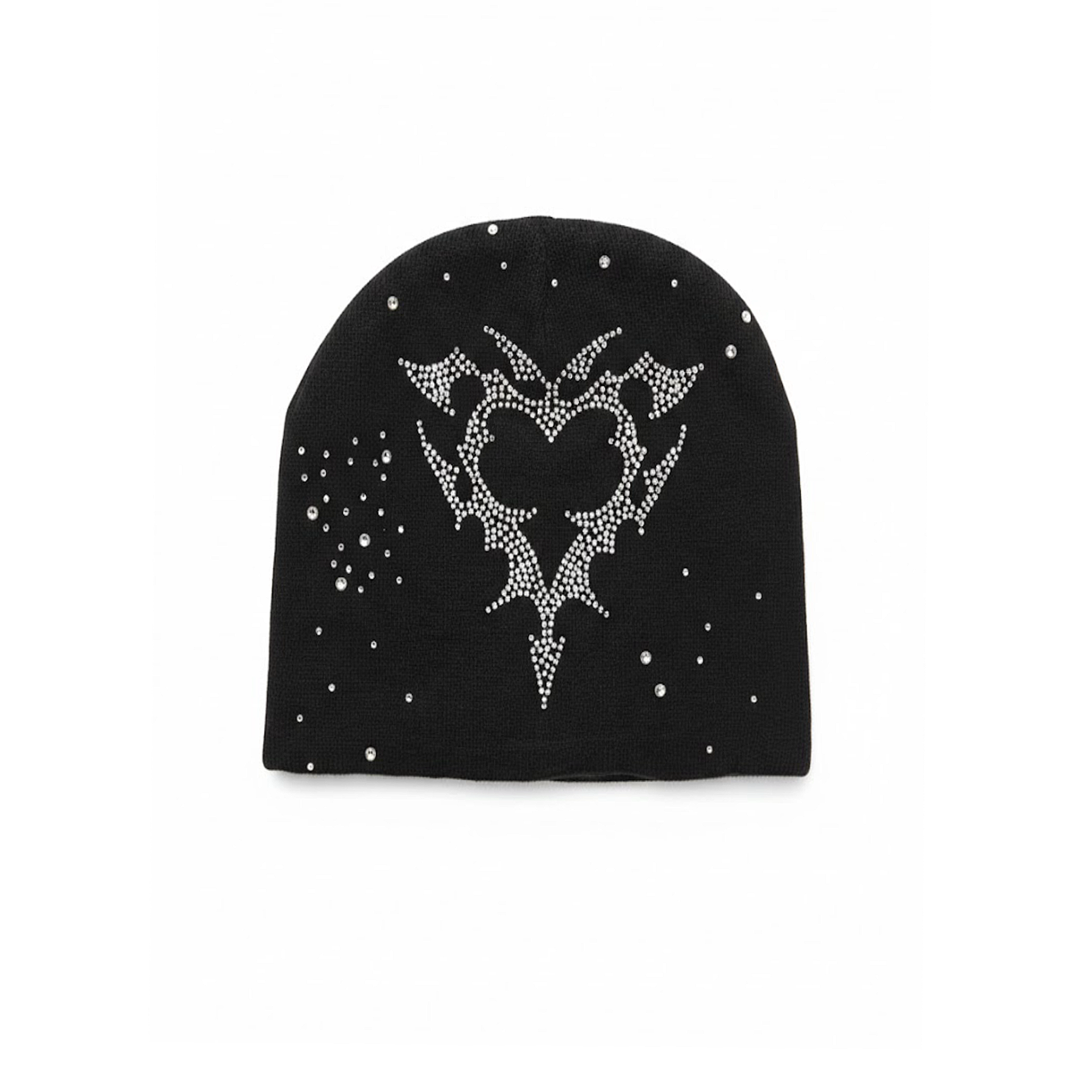 odetari rhinestone beanie