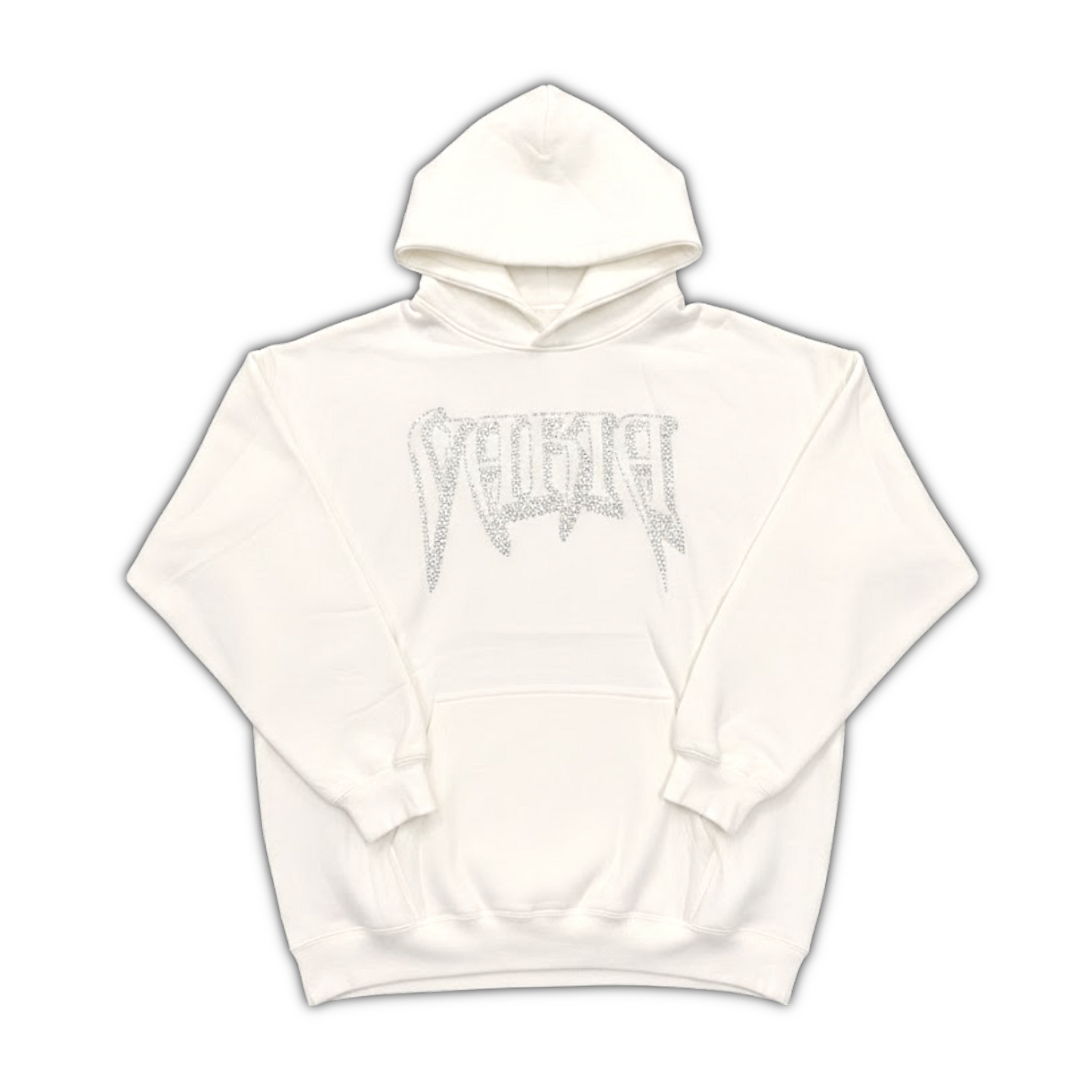 VARIA RHINESTONE HOODIE (WHITE)