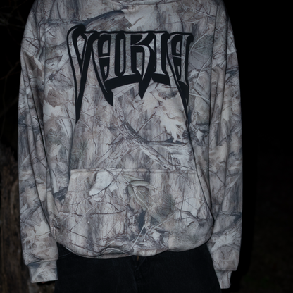 CAMO PUFF HEART HOODIE